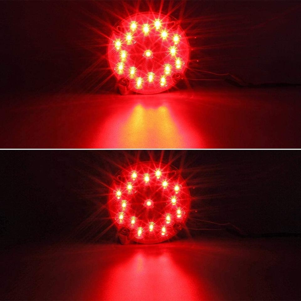 LT-4133 RED 7 Inch Round Led Trailer Tail